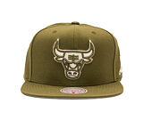 Kappe Mitchell & Ness - NBA Fashion Basic Snapback - Chicago Bulls - Olive