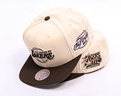 Kappe Mitchell & Ness - NBA Fashion Basic 2T Snapback - Los Angeles Lakers - Cream