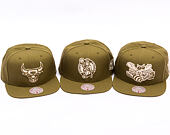 Kappe Mitchell & Ness - NBA Fashion Basic Snapback - Chicago Bulls - Olive