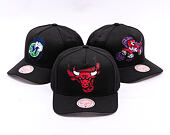 Kappe Mitchell & Ness - NBA Tilted Pro Snapback - Chicago Bulls - Black