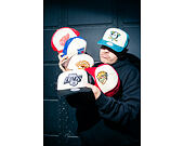 Kappe Mitchell & Ness - NHL Vintage Block Trucker - Detroit Red Wings - Cream