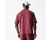 T-Shirt New Era - Branded Washed Oversized Tee - Burgundy