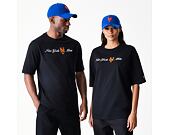 T-Shirt New Era - MLB Graphic Oversized Tee - NY Mets - Black