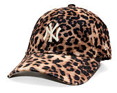 Damen Kappe New Era - MLB Womens Leo Velour 9FORTY - NY Yankees - Brown / Cream