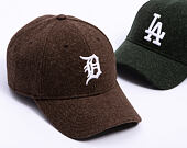Kappe New Era - MLB Melton Wool 9FORTY - Detroit Tigers - Brown / White