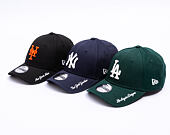 Kappe New Era - MLB Visor Script 9FORTY - LA Dodgers - Dark Green