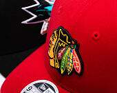Kappe New Era - NHL 9FORTY M-CROWN - Chicago Blackhawks - Team Color