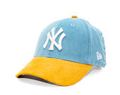 Kinder Kappe New Era - MLB Kids Cord 9FORTY - NY Yankees - Blue Foam / Yellow