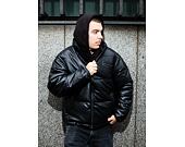 Jacke Karl Kani - Metal Signature Pu Leather Puffer Jacket - Black