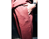 Hose New Era - Branded Washed Straight Sweatpants - Burgundy