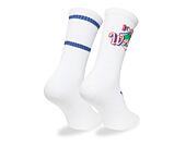 Socken New Era - MLB WS Crew Socks 2pk - LA Dodgers - White