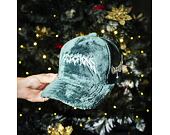 Kappe Reflection Luxury Fuzzy Trucker - Bottle Green/ White