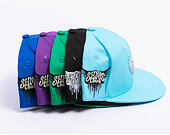 Kappe Reflection Luxury Shine Loud Snapback - Traubenlila / Weiß