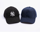 Kappe New Era - MLB Melton Wool 9FORTY - NY Yankees - Black / White