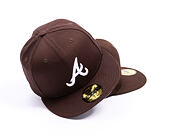 Kappe New Era - MLB Seasonal 59FIFTY - Atlanta Braves - Burnt Wood - Brown
