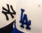Kappe New Era - MLB Colorblock 9FORTY M-CROWN - LA Dodgers - Cream