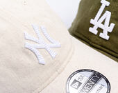 Kappe New Era - MLB Linen 9TWENTY - NY Yankees - Stone