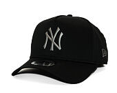 Kappe New Era - MLB Metallic 9FORTY A-Frame - NY Yankees - Black