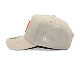 Kappe New Era - MLB Outline Script 9FORTY A-Frame - NY Mets - Stone