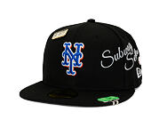 Kappe New Era - MLB IMAGE DROP - Subway Series 59FIFTY - NY Mets - Black