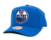 Kappe Mitchell & Ness - Edmonton Oilers - Team Ground 2.0 Pro Snapback - Navy