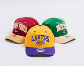 Kappe Mitchell & Ness - NBA Team Arch Snapback - Los Angeles Lakers - Yellow / Purple