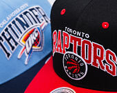 Kappe Mitchell & Ness - NBA Team Arch Snapback - Toronto Raptors - Black / Red