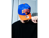 Kappe Mitchell & Ness - NBA Team Arch Snapback - New York Knicks - Blue / Orange