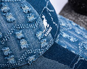 Kappe Kangol - TRENDS PACK - Denim Mashup Baseball - Medium Blue