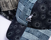 Kappe Kangol - TRENDS PACK - Denim Mashup Baseball - Blue Picnic