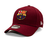 Kinder Kappe New Era - Core Logo 9FORTY Kids - Barcelona FC - Cardinal