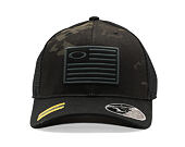 Kappe Oakley - Si Multicam Flag 110 Snapbck Cap - Black Multicam