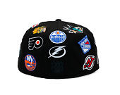 Kappe New Era - NHL All Over Logo 59FIFTY - Black