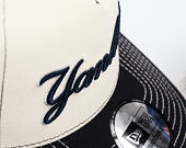 Kappe New Era - MLB City Icon 9FORTY A-Frame - NY Yankees - Cream / Navy