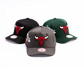 Kappe Mitchell & Ness  - NBA Born To Win - Pro Pinch Snapback - Chicago Bulls - Grey