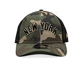 Kappe New Era - MLB Wordmark Camo 9FORTY M-CROWN - NY Yankees - Woodland Camo