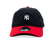 Kappe New Era - MLB Mini Logo Washed Contrast 9TWENTY - NY Yankees - Navy / Scarlet