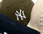 Kappe New Era - MLB Soft Cord 9FORTY - NY Yankees - New Olive