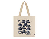 Tasche New Era - MLB Graphic Heavy Tote Bag - NY Yankees - Ivory