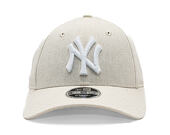 Kinder Kappe New Era - MLB Linen 9FORTY M-CROWN - NY Yankees - Stone / White