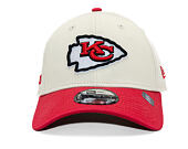 Kappe New Era - NFL Wordmark 9FORTY - Kansas City Chiefs - Cream / Team Color