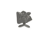 Brosche New Era - Branded Cap Pin Flag - Silver