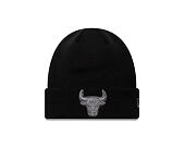 Mütze New Era - NBA Metallic Beanie Medium Knit - Chicago Bulls - Black