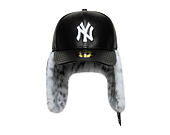 Kappe New Era - MLB Image Drop Faux Fur Dog Ear 59FIFTY - NY Yankees - Graphite