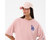 T-Shirt New Era - MLB Cap Graphic Oversized Tee - LA Dodgers - Pink Rouge