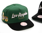 Kappe Mitchell & Ness - NBA - La Script 2.0 - Los Angeles Lakers - Green/Black