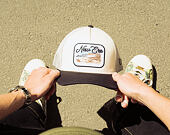 Kappe New Era - Branded Wild West Patch 9FORTY M-CROWN A-Frame Trucker - Cream / Navy