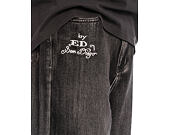 Hose Ed Hardy - Embroidered Angel Xxtra Fit Jeans - Distressed Black Wash