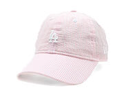 Kinder Kappe New Era - MLB Seersucker 9TWENTY - LA Dodgers - Pink Rouge