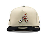 Kappe New Era - MLB "American Flag" 9FIFTY - Atlanta Braves - Chrome White